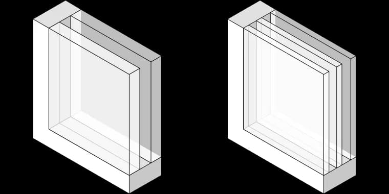 Dual-Pane and Triple-Pane Glass