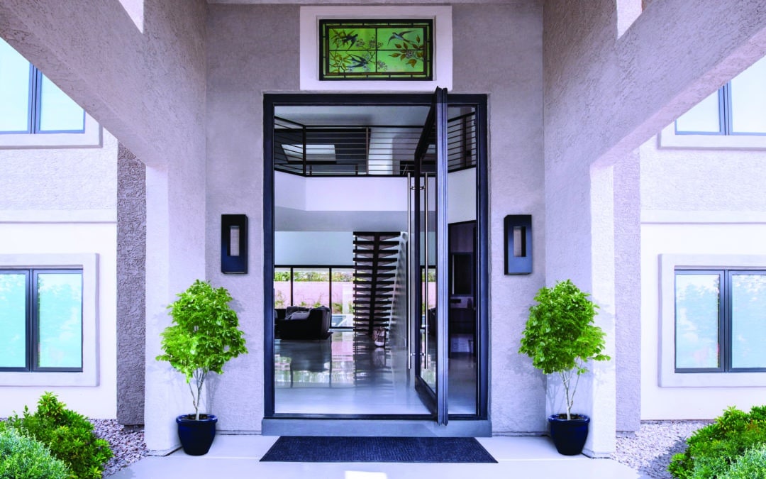 Custom Aluminum Pivot Doors with Glass | Features & Price