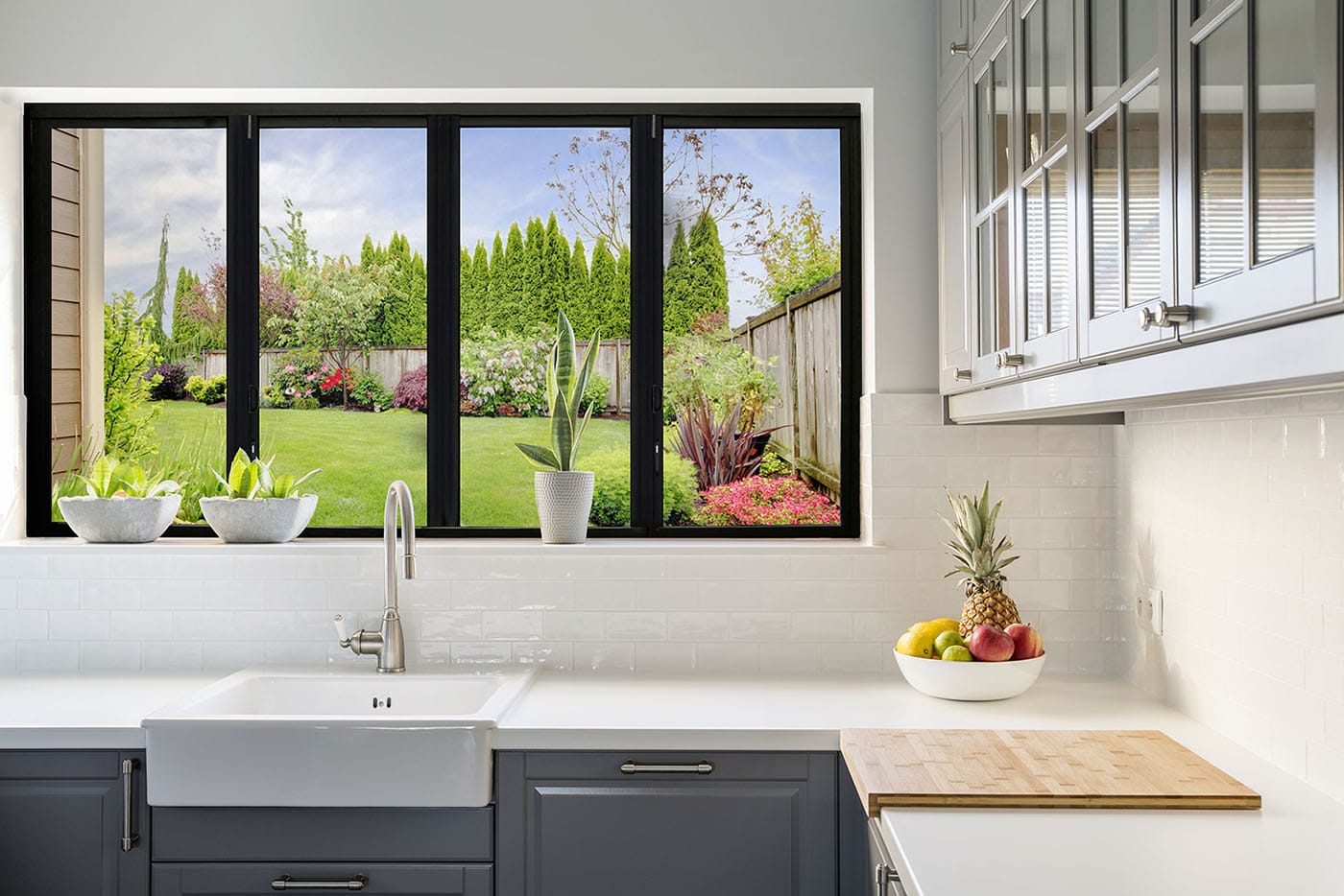 Adding a Pass-thru Kitchen Serving Window to Create the Perfect Indoor/Outdoor Entertaining Space