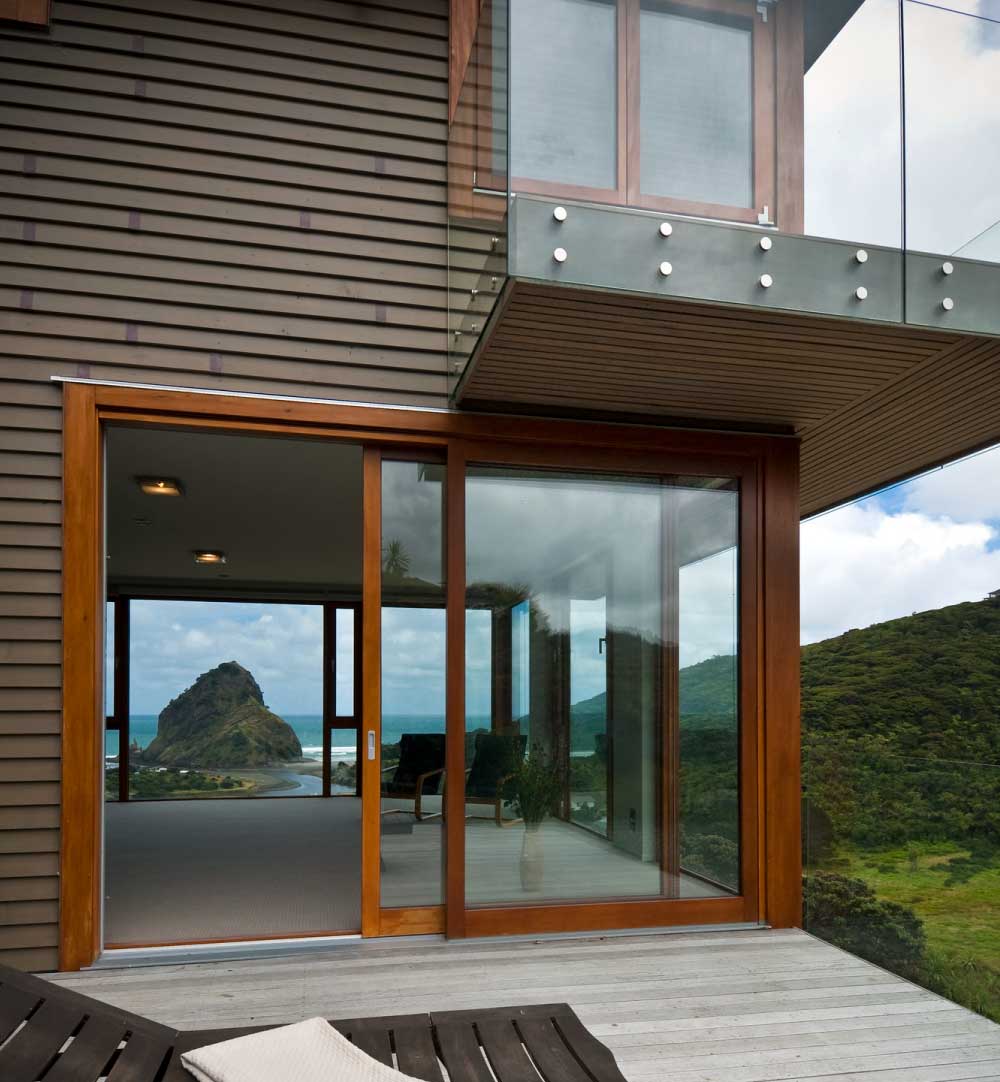 Wood-Clad-Sliding-Glass-Doors -The-Beauty-of-Wood-Meets-the-Durability of Aluminum-Wood-Sliding-Door-Coastal-Application