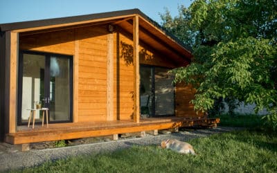 Center Focus on Wooden Architecture